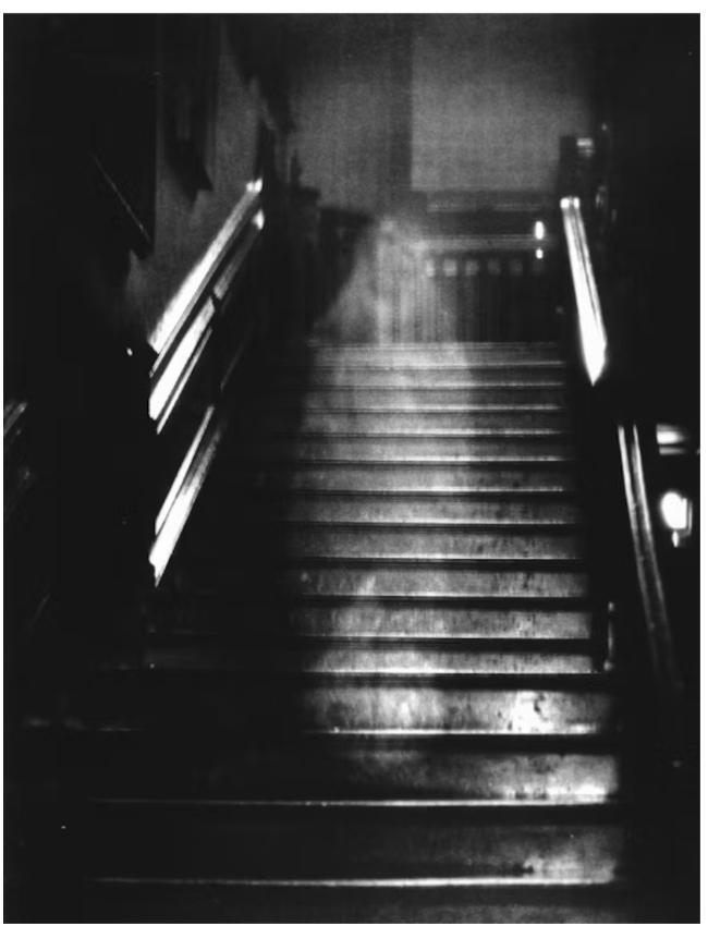 The Brown Lady ghost photo in Raynham Hall