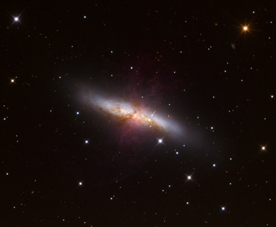 Nearby record-breaking m82 supernova continues to grow brighter 1 image thumb761