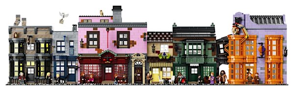 LEGO Harry Potter Diagon Alley - All Buildings in set