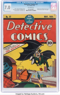 Detective Comics No 27 (1939) - first appearance of Batman