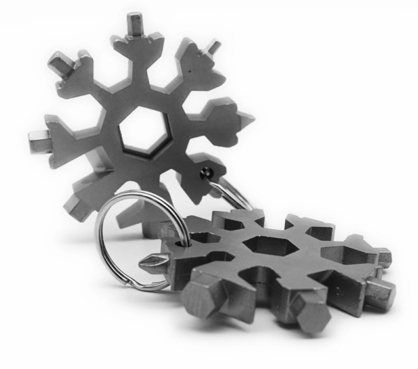 18-in-1 Snowflake Multitool, Stainless Steel Snowflake Bottle Opener - View #10