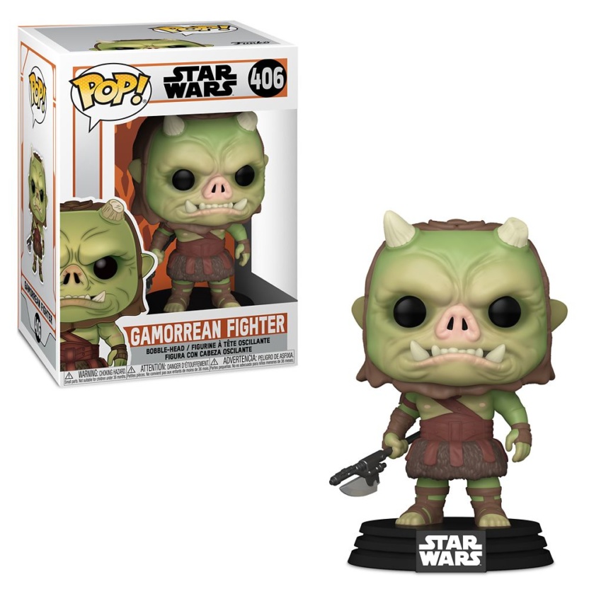 The Mandalorian Gamorrean Fighter Pop Vinyl Figure with box