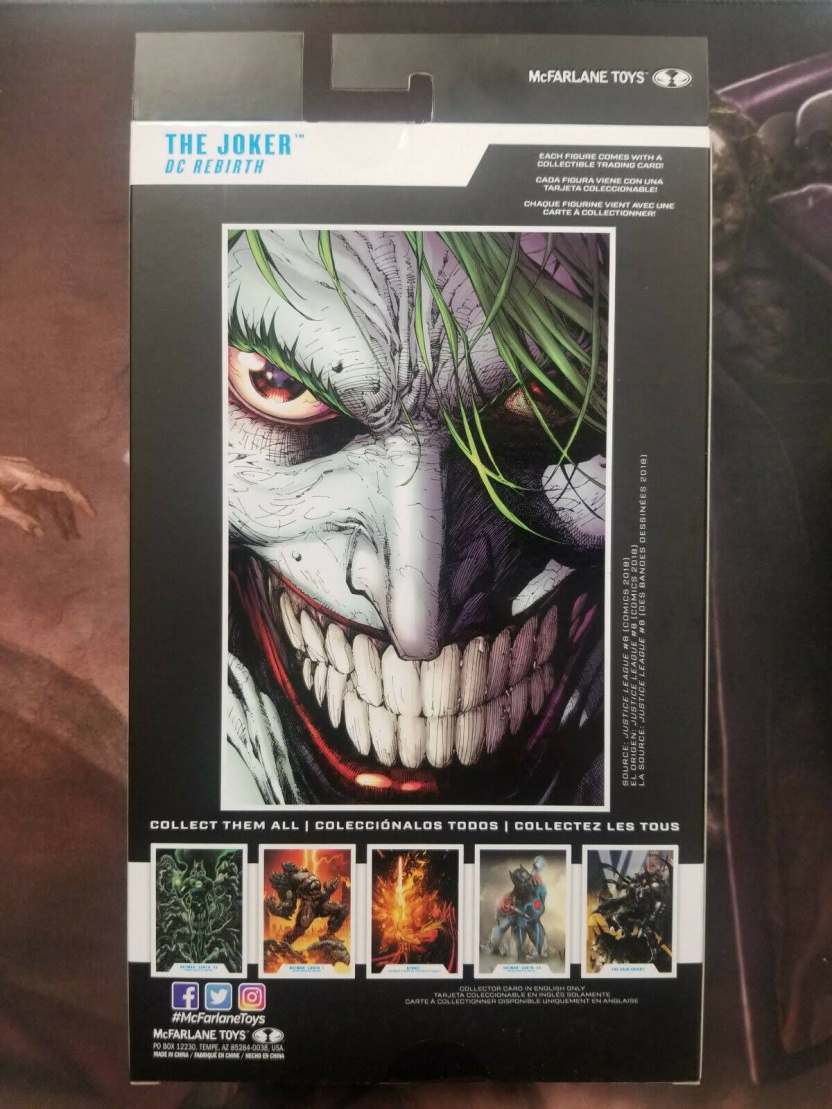 Joker 7-inch figure - DC Multiverse Wave 3 Modern Comic Joker box back