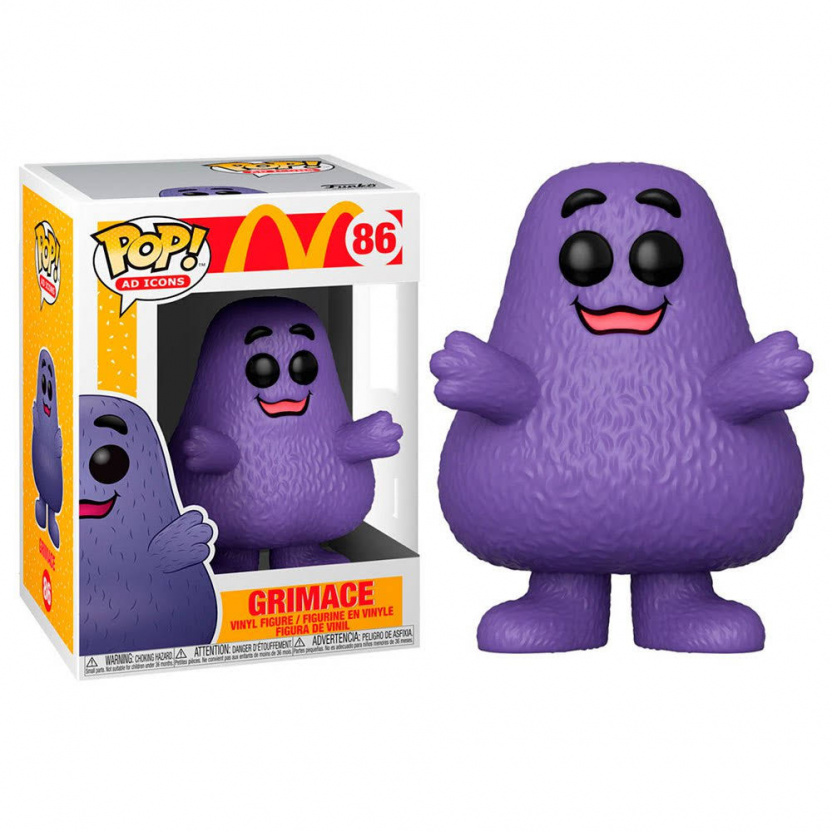 McDonald's Grimace Funko Pop! Vinyl Figure - Funko Ad Icon Collection by box