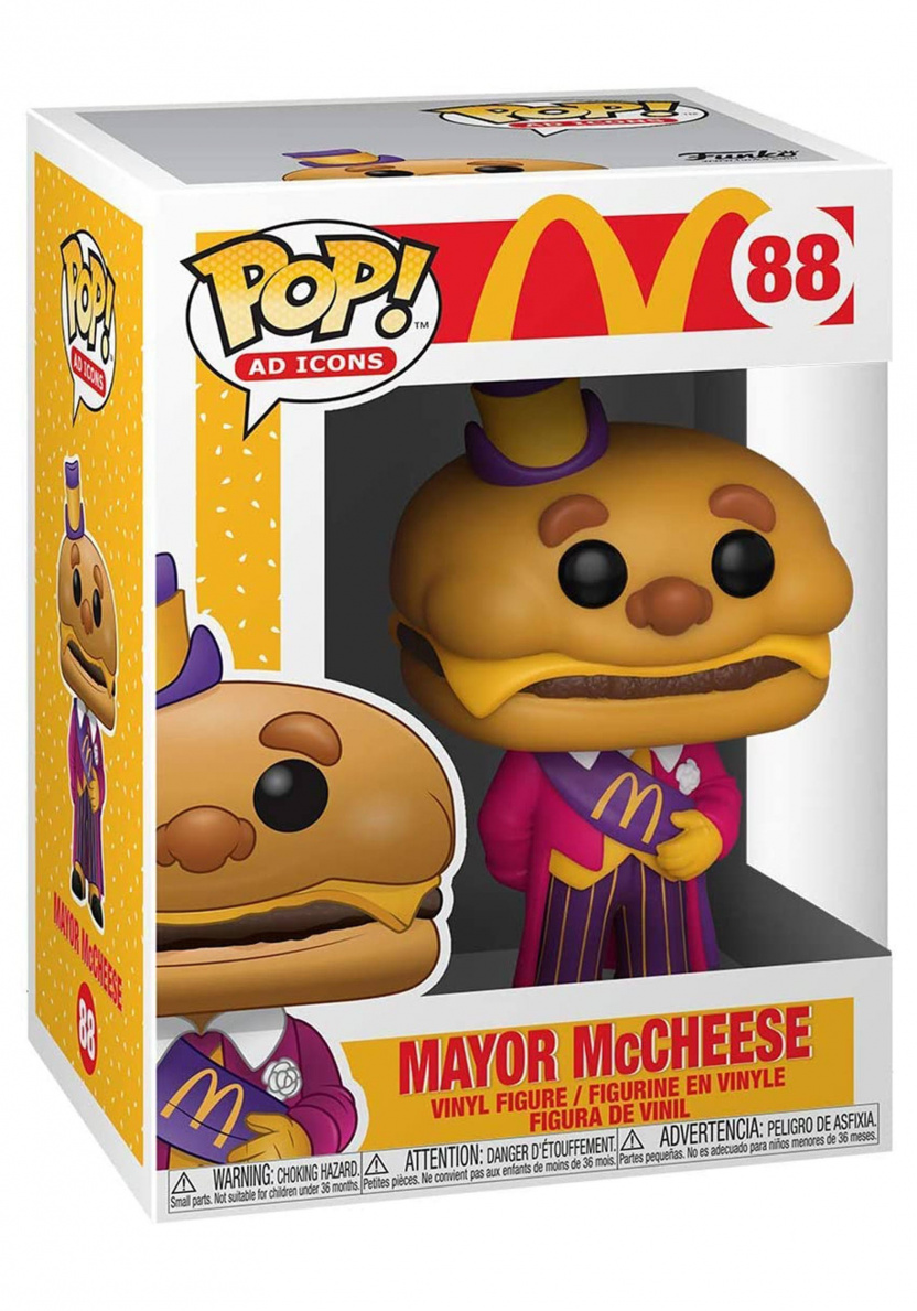 McDonald's Mayor McCheese Funko Pop! Vinyl Figure - Funko Ad Icon Collection in box