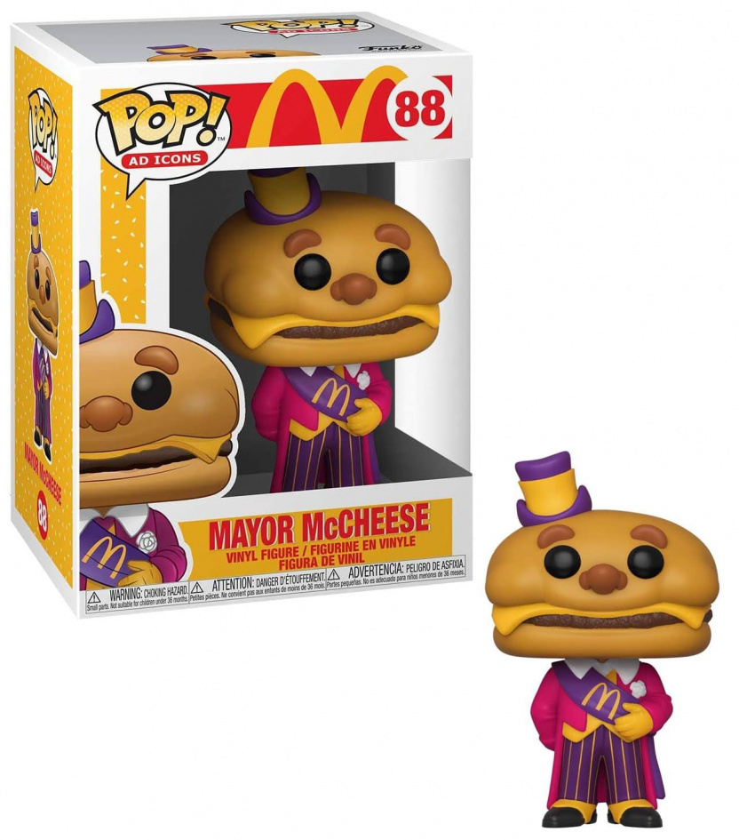 McDonald's Mayor McCheese Funko Pop! Vinyl Figure - Funko Ad Icon Collection with box