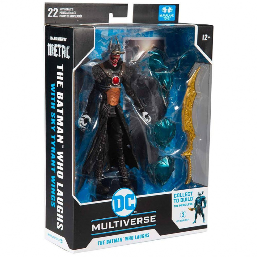 DC Multiverse Collector Wave 2 Batman Who Laughs with Wings 7-Inch Action Figure box front left