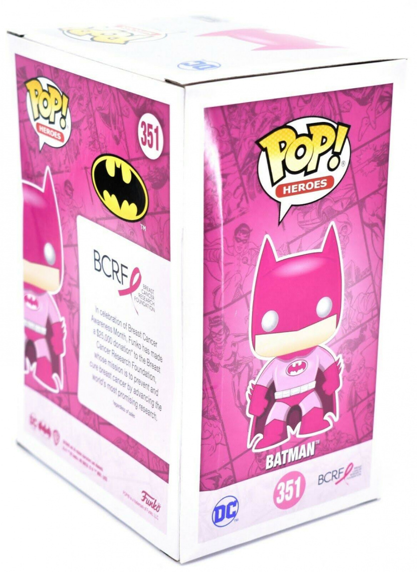 Batman Breast Cancer Awareness Pop! Vinyl Figure box back left