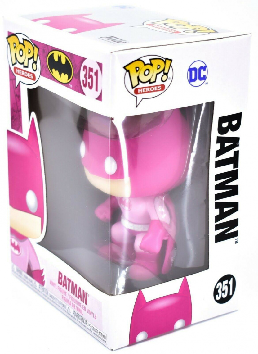 Batman Breast Cancer Awareness Pop! Vinyl Figure box front right