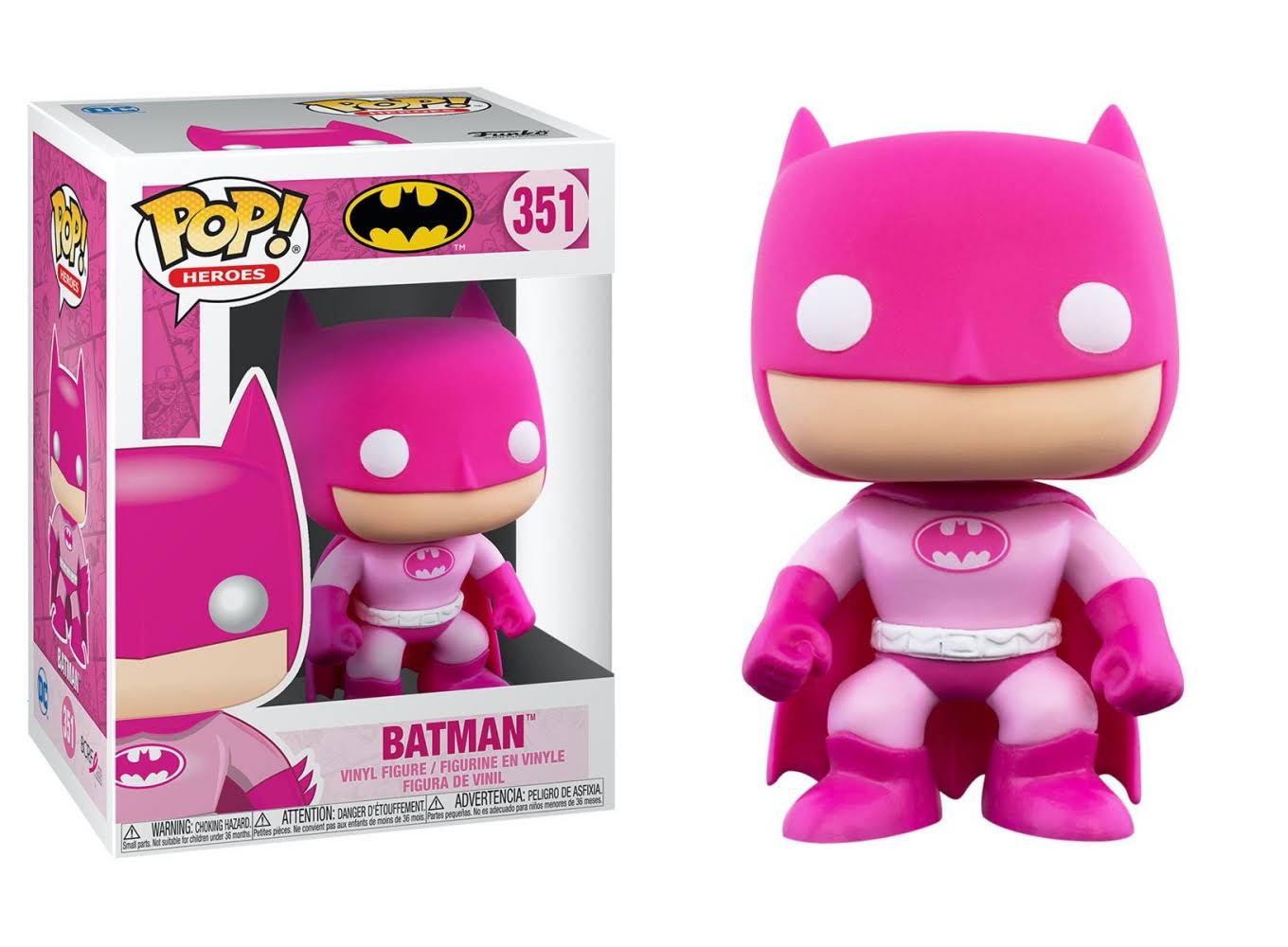 Funko to release new pops! With purpose line that ties characters to charitable causes. 1 Batman Breast Cancer Awareness Funko Pop! Vinyl Figure #351 with box