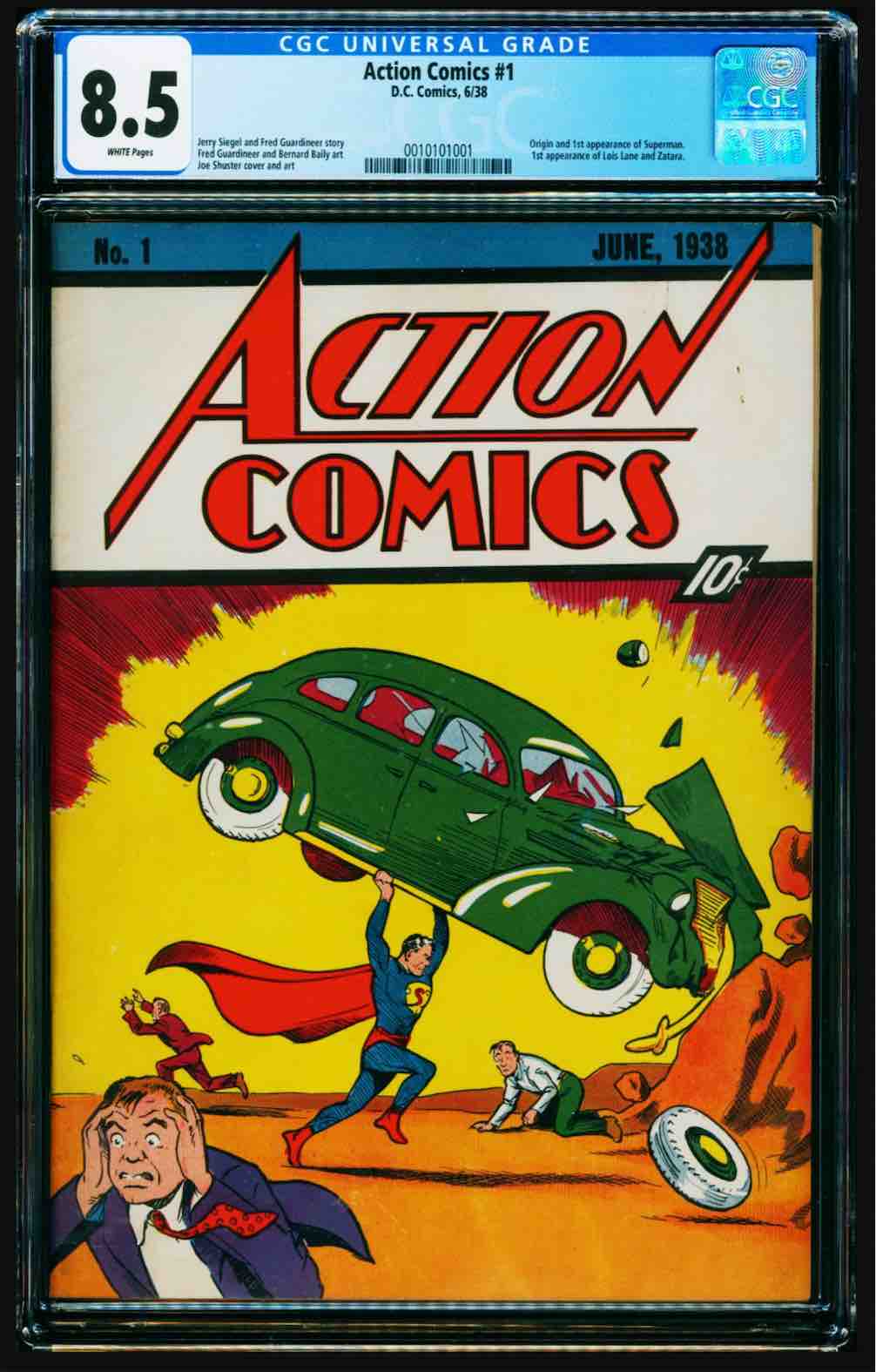 Action Comics #1 - first appearance of Superman