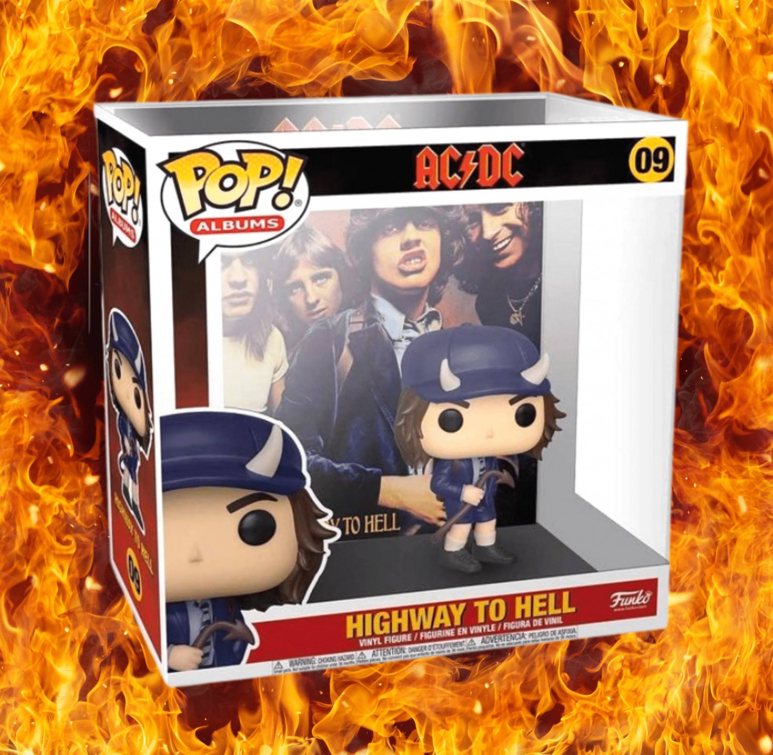 AC/DC Highway To Hell Funko Pop! Album Vinyl Figure With Hard Case ...