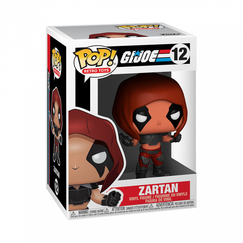 GI Joe Zartan Funko Pop Vinyl Figure #12 in box