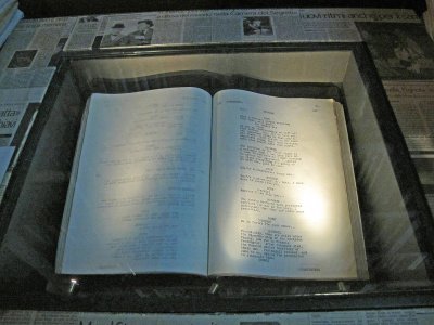 Original screenplay of The Godfather Part II - National Museum of the Cinema in Turin, Italy