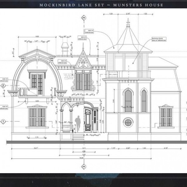 Rob Zombie's Mockingbird Lane Set Munsters House