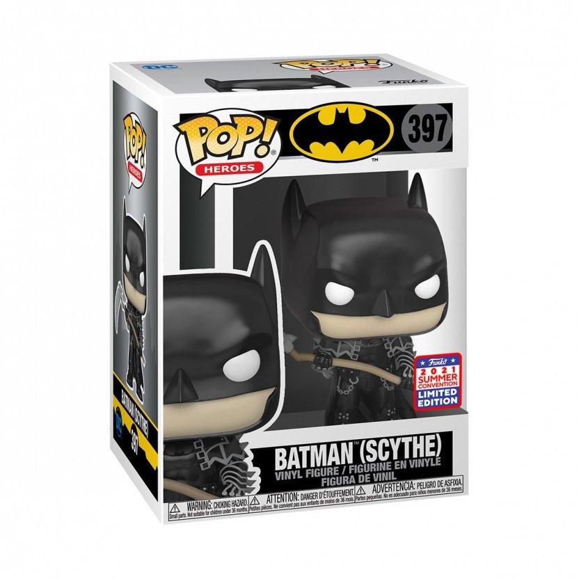 Batman with Scythe Funko Pop Vinyl Figure - 2021 Convention Exclusive in box