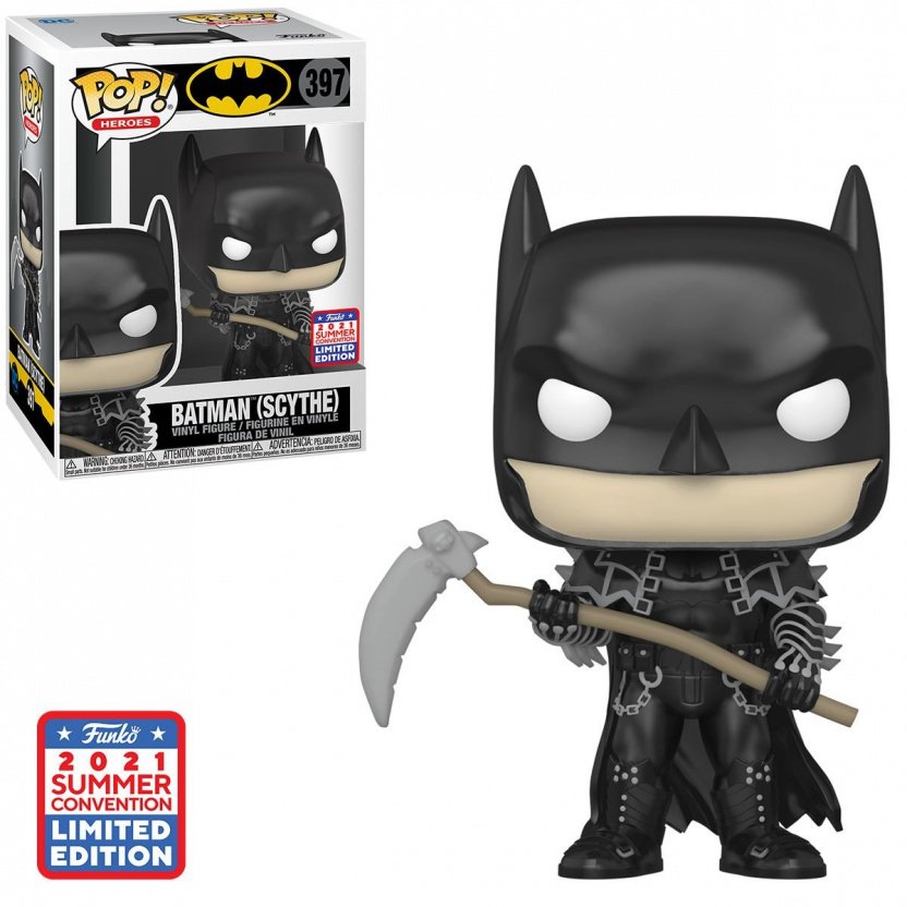 Convention Exclusive Batman with Scythe Funko Pop Vinyl Figure - 2021 Entertainment Earth Convention Exclusive with box