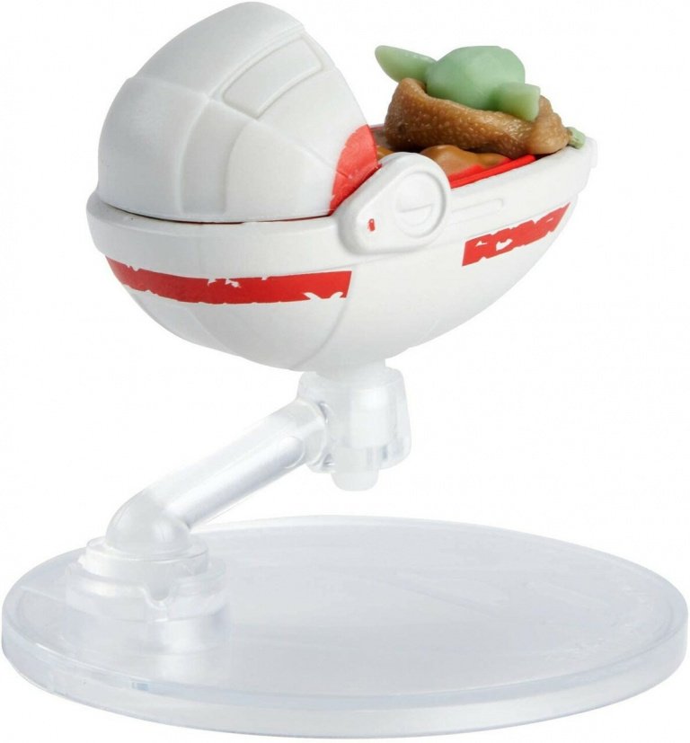 Hot Wheels Starship The Mandalorian – Nave Hover Pram Con Baby Yoda, Fundido A Presión Escala 1 Hot Wheels Starship The Mandalorian – Nave Hover Pram Con Baby Yoda, Fundido A Presión Escala 1