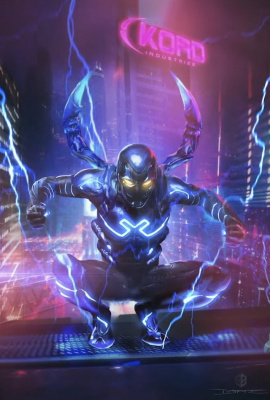 Blue Beetle concept art revealed at DC Fandome