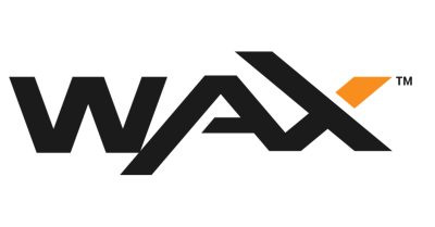 wax primary logo black