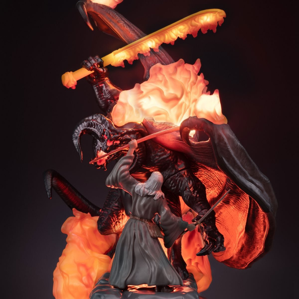 Lord Of The Rings Balrog Vs. Gandalf Figural Light - Geek Slop Online