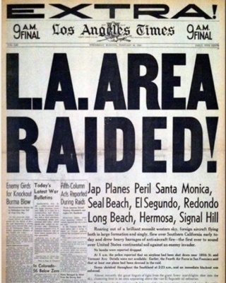 The battle of los angeles - that time the us government fought back against a mystery invader. 2 battle of los angeles headline la area raided