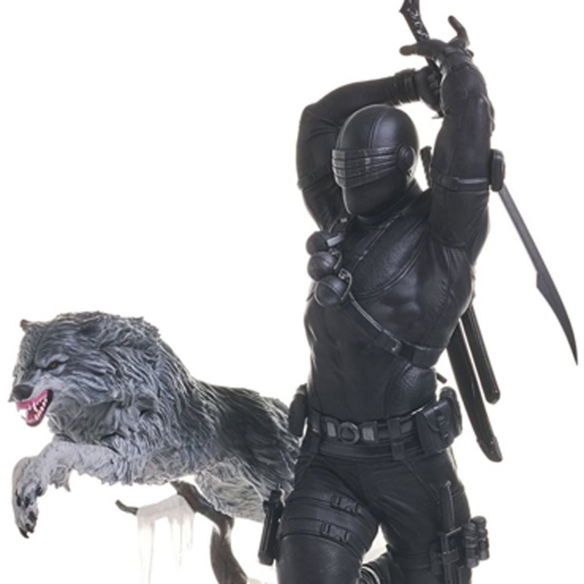 G.I. Joe Gallery Snake Eyes Statue close