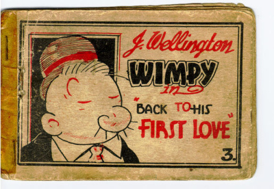 Scan of the cover of a en:Tijuana bible featuring Wimpy