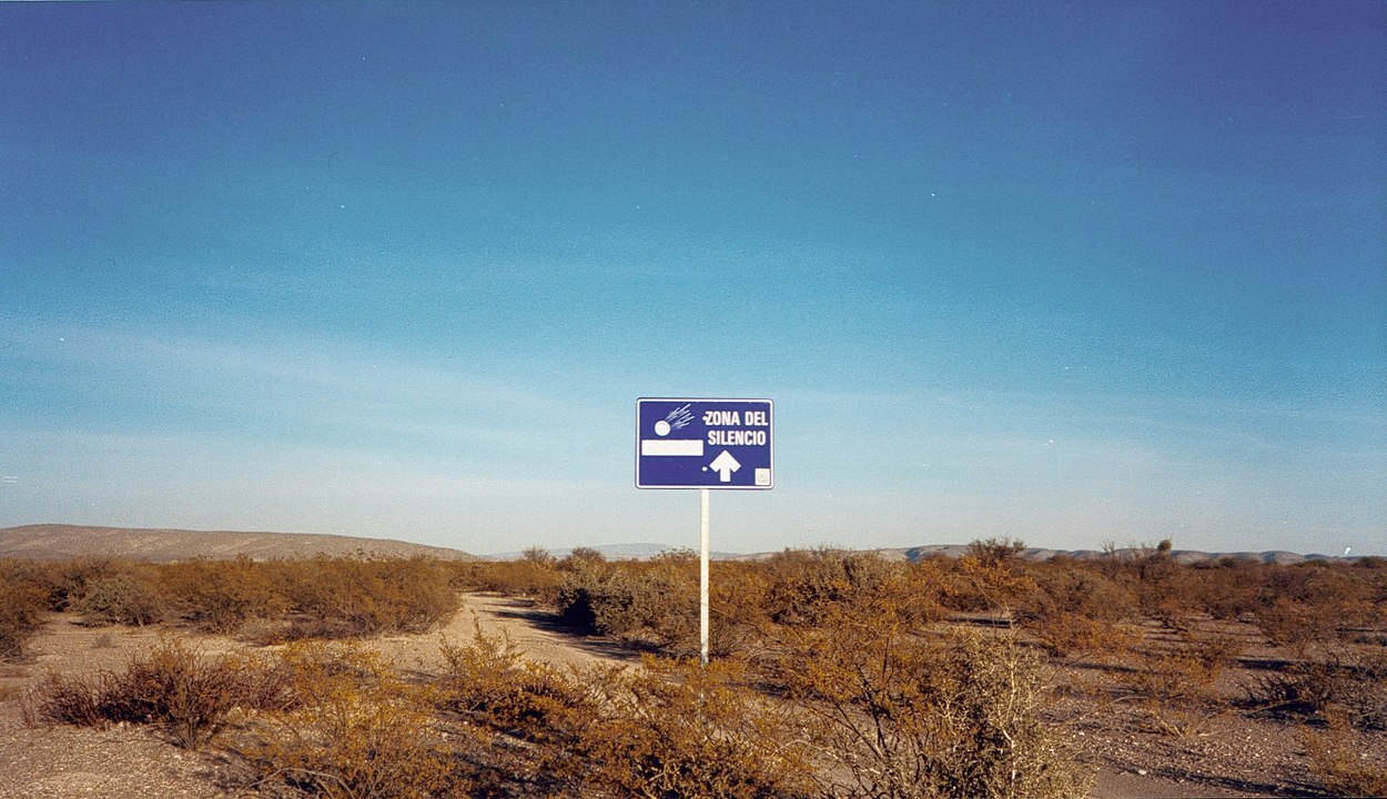 Zone of Silence Zona del Silencio landscape, North Mexico