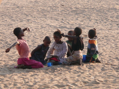 Children playing in Malawi