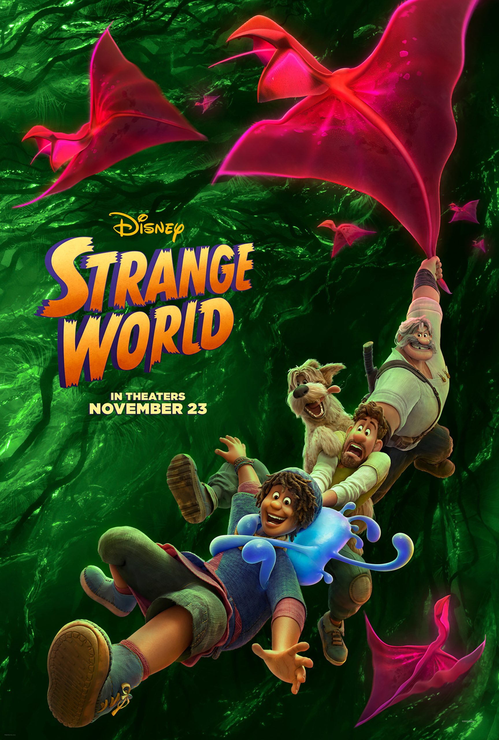 Disney Strange World movie poster