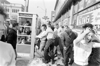 Phone booth stuffing