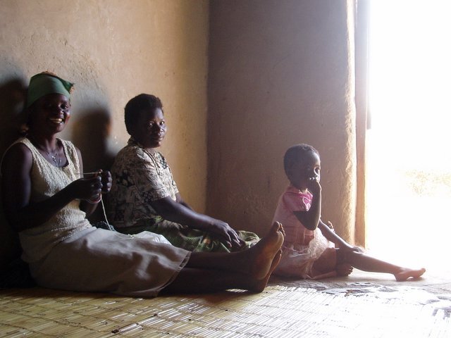 Priscilla, her sister, and niece