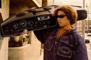 Car dashboard boombox