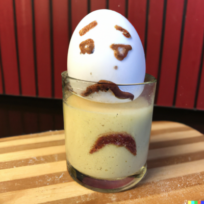 DALL·E 2022 10 04 12.12.20 funny egg nog