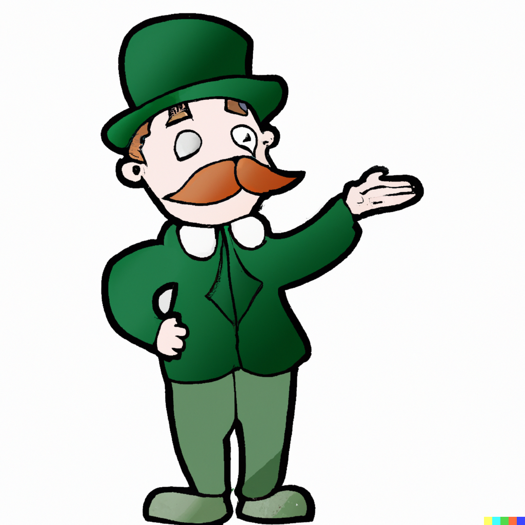 DALL·E 2022 10 04 12.33.18 irish cartoon man