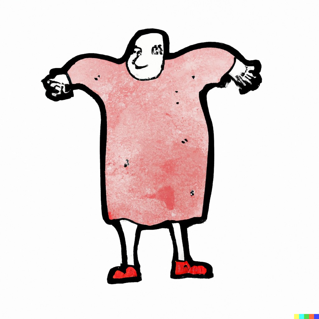 Body part limericks 1 DALL·E 2022 10 04 12.47.10 funny body cartoon