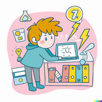 DALL·E 2022 10 04 12.55.38 science technology education cartoon