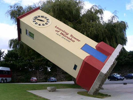 Leaning Tower of Wanaka (New Zealand)