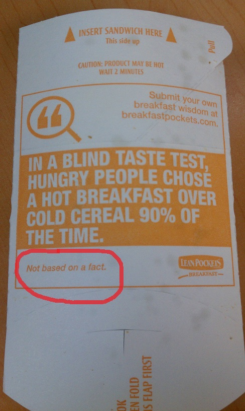 More funny labels on consumer goods 3 Truth in advertising - Not based on a fact