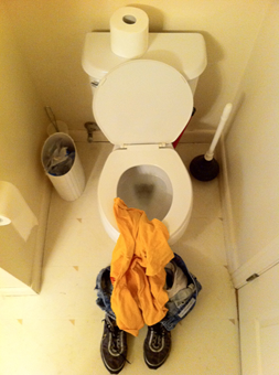 End of world while on toilet