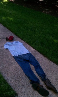 Rapture on the sidewalk