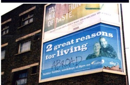 Funny sign graffiti 6 Two great reasons