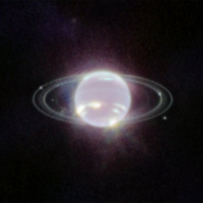Thank you jwst, for the clearest picture of neptune's rings in more than three decades. 1 neptune rings