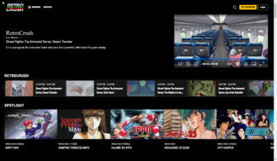 Sling tv adds retrocrush anime channel to lineup. 1 Retro Crush homepage