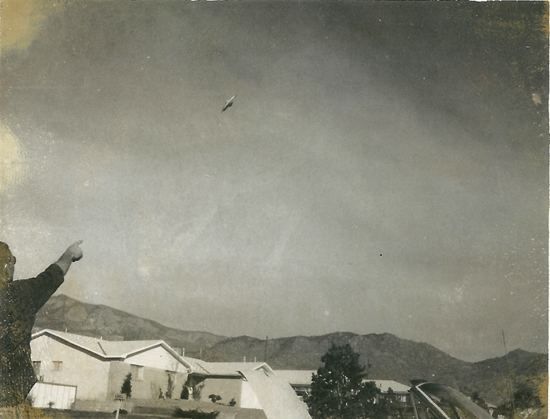 UFO photos from Albuquerque, New Mexico circa-1962 - Sandia mountains in background