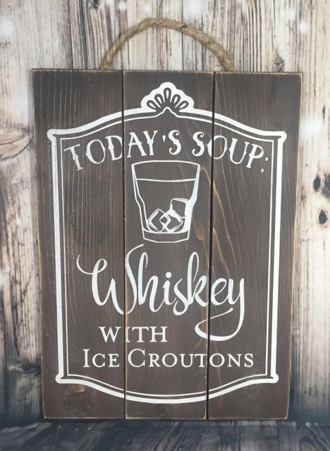 funny bar sign todays soup