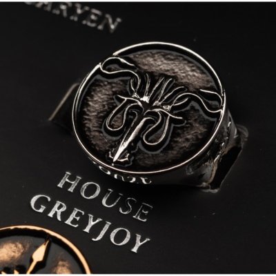 House Rings Got Game Of Thrones Houses Ring Set - 8-piece Adjustable Metal Rings With ...