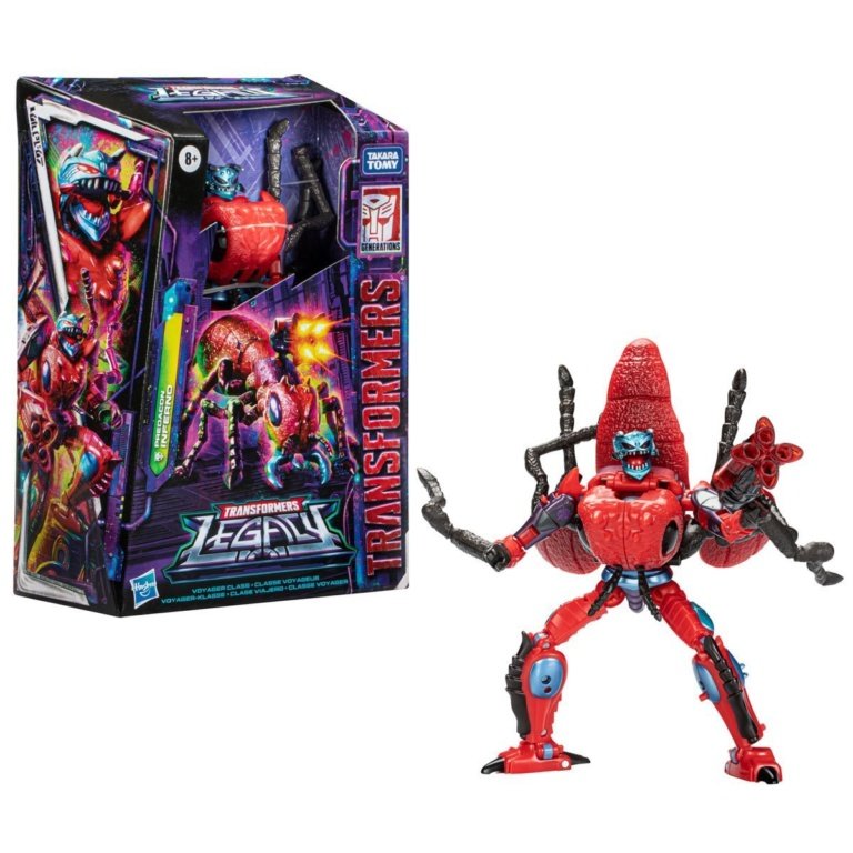 Transformers Legacy: Armada Universe Starscream - Action Figure Voyager 17,5 Cm - Giocattolo Robot Convertibile In Jet Con Spada Energon