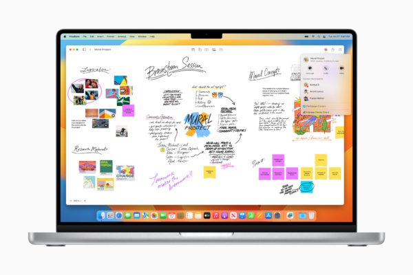 Apple MacBook Pro M2 Pro and M2 Max Freeform 230117